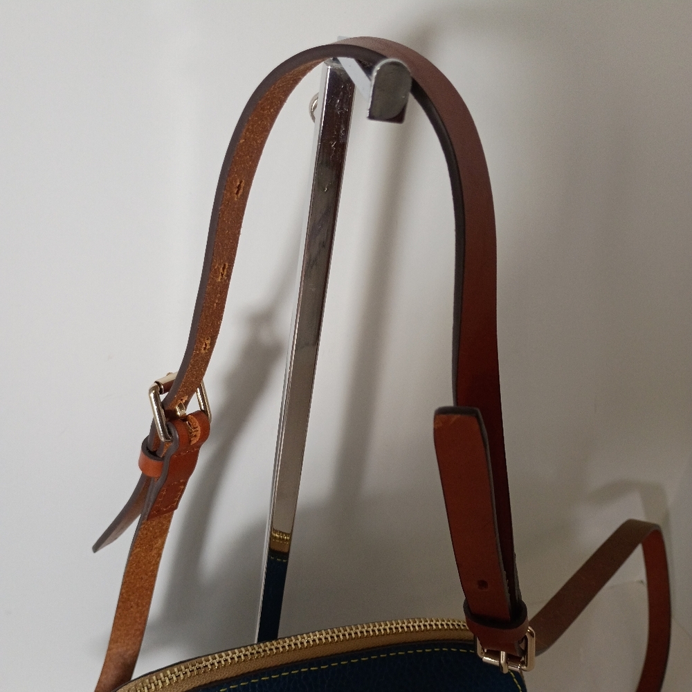 Dooney & Bourke Teal Pebble Leather Crossbody Bag and Wallet Set - Picture 4 of 17